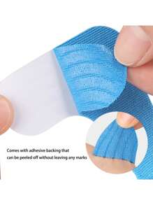 12pcs/6pcs/4pcs Pre-Cut Elastic Thumb Tape, Sports Support Bandage, Kinesiology Tape, Thumb Protector, Great For Basketball, Volleyball, Bowling, Workout And Other Sports Activities - Multicolor - View 8