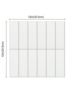 2 件/10 件自粘墙贴，防水耐热，可撕可贴，适用于客厅、厨房、后挡板、浴室、家居、翻新贴纸、可撕墙板、墙纸、壁纸、春季装饰品，让您的家焕然一新，拉玛装饰贴纸礼物，生日毕业，厨房装饰 - 彩色 - 查看 5