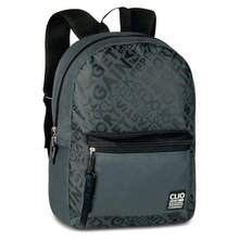 Youth Gray Sport School Backpack Clio Style Casual Bag - 灰色 - 查看 1