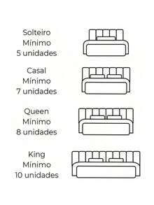 Modular Adhesive Headboard For Double Bed Complete With 7 Modules 1.40x0.60cm Upholstered And Suede Fabric Various Colors Install Without Hole MODULAR CLOUD - 鏽棕色 - 查看 5