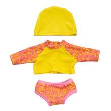 18-Inch Reborn Doll Summer Swimwear Outfit Set, Fits 43cm Large Dolls (Doll Not Included) - 18 Inch Doll Clothes - View 5