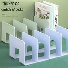 1pc Book Stand Desk-Top Book Holder Organizer, Student Desk Book Shelf Divider