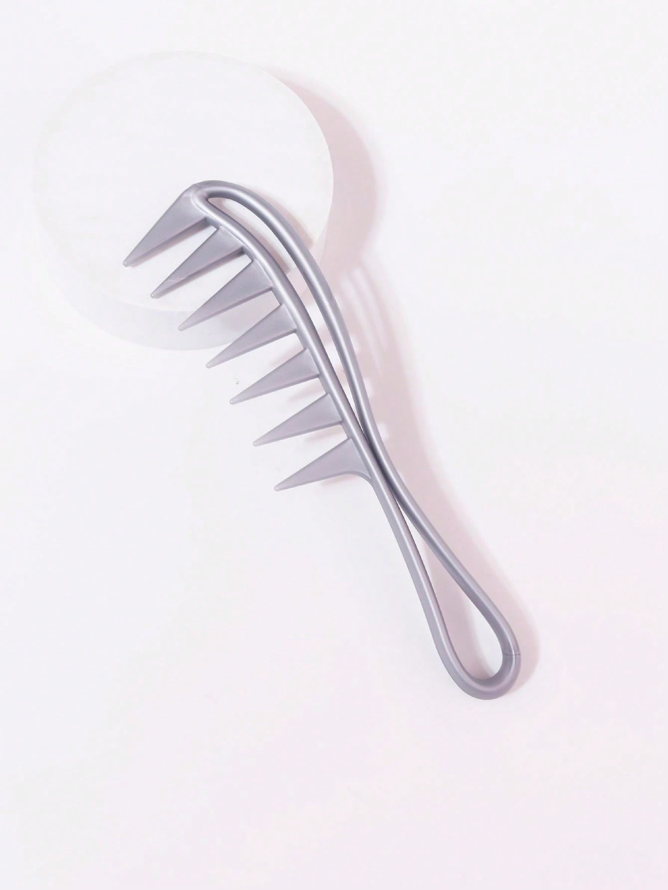 مشط تسريح احترافي بأسنان واسعة كبيرة لتجعيد الشعر...