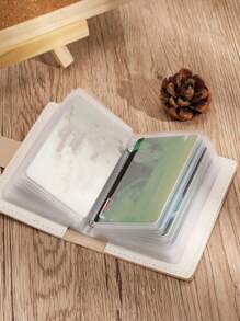 Small 20 Card Slots For Cards Driver's License And Other Cards Cartoon Cat Pattern Snap Button Card Case Card Holder Card Holder Wallet Business Card Holder Credit Card Holder Card Holder Women Photocard Holder For Women Wallet Mini Wallet Purse Wallet Card Wallet