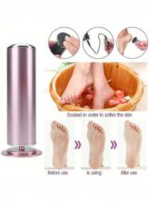 Electric Foot Grinder To Remove Calluses Electric Pedicure Machine With Adjustable Speed And 60 Pieces Of Replacement Sandpaper Foot Pedicure Device Suitable For Men And Women To Remove Dead Skin And Hard Calluses