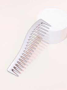 1pc Paint Curved Wide Toothed Comb, Suitable For Long Hair, Curly Hair, Wet Hair, And Hairless Hair Removal Comb Styling Shampoo Comb,Hair Brush,Comb,Hair Tools,Hair Products And Accessories For Barber Salon Beauty Travel Essentials