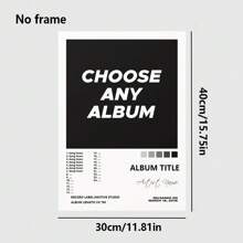 1 tấm áp phích album tùy chỉnh, nghệ thuật treo tường âm nhạc, in bìa album, chọn bất kỳ album nào, in danh sách bài hát, áp phích nghệ thuật album, trang trí treo tường nhà, trang trí không khung tinh tế, hiện đại, hợp đồng tùy chỉnh, cá nhân hóa, độc đáo quà tặng lý tưởng cho anh ấy, cô ấy, bạn trai, bạn gái, bố, mẹ, gia đình, bạn bè cho ngày kỷ niệm, ngày lễ tình nhân, ngày của mẹ, sinh nhật, ngày của trẻ em, ngày của cha, tốt nghiệp, đám cưới, tân gia phòng ăn, phòng khách, phòng ngủ, văn phòng, phòng trà, nhà - Nhiều màu - Xem 4