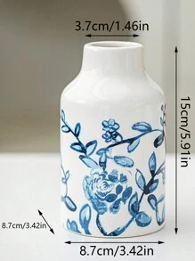 1 יחידה אגרטלי פרחים קטנים וינטג' קרמיקה בסגנון כפרי פרחים טריים צמחים ירוקים כלים הידרופוניים כלים יצירתיים קישוטי שולחן אוכל, עיצוב הבית, אגרטל פרחים, פריט מרכזי, עיצוב שולחן - ריבוי צבעים - ראה 9