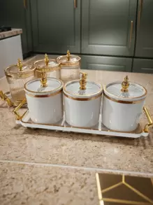 1set Kitchen Storage Jars,Kitchen,Christmas Gift