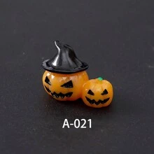 1 件万圣节装饰品，骷髅、木乃伊、幽灵、巫师树脂小雕像，家居桌面创意装饰品，圣诞节 - 彩色 - 查看 21