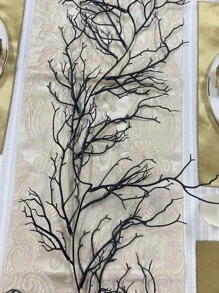 2 件万圣节花环，带枯枝花环，黑色树枝花环，黑色花环适用于秋季万圣节派对装饰，装饰植物塑料干树枝装饰适用于婚礼万圣节派对家居用品 - 萬聖節黑枯枝藤條 2pcs - 查看 2