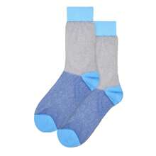 Happy Socks Light Colourful Thin Glittery Socks For Men And Women (Blue) - Fast Shipping And Quick Delivery - Multicolor - View 1