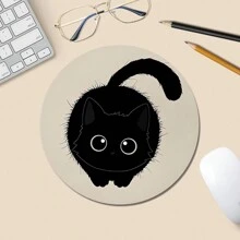 Mouse Pad Fofo com Base de Borracha Antiderrapante, Mouse Pad Engraçado Adequado para Mouse Sem Fio de Computador de Mesa, Escritório e Laptop, Decoração de Escritório Doméstico, Acessórios de Escritório Adoráveis como Presente para Mulheres e Meninas