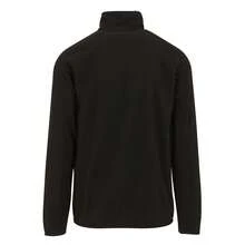 Regatta Mens Navigate Half Zip Fleece (Black/Lime Green) - Shadow Black - View 2