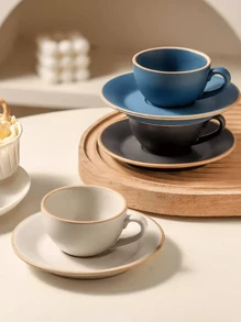 Espresso Cups Small Capacity Antique Rough Pottery Vintage Exquisite Pull Cup Design Ceramic Coffee Cups And Saucers Back To School