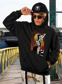 Bleach Ichigo Zanpakutou Sweatshirt Anime KANGAROU 1225 Flow Fx - màu đen - Xem 5