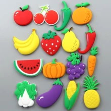 16 Pcs, Fruit/Vegetable Fridge Stickers Refrigerator - Sticky Note Magnets, Decorative Magnets, Office Kitchen Magnets, Personalized Refrigerator Magnets For Kitchen Office Whiteboard Locker And Dishwasher, Kitchen Decor, Home Decor