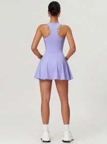 MASKERT 女士运动瑜伽网球裙健身通勤高弹力舒适运动裙