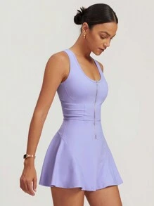 MASKERT 女士运动瑜伽网球裙健身通勤高弹力舒适运动裙