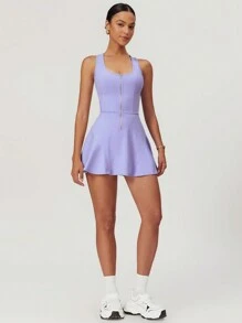 MASKERT 女士运动瑜伽网球裙健身通勤高弹力舒适运动裙