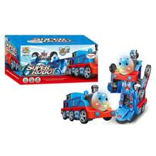Thomas Robot Train Transformes 2 In 1 Blue Bate Volta Light Sound - Màu xanh lam - Xem 1