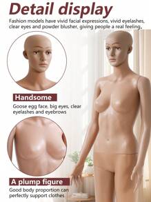 Mannequin Full Body Dress Form Sewing Dress Model Mannequin Stand Adjustable Dress Mannequin Clothing