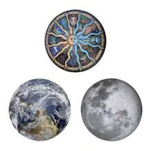 1000pcs Adult Flat Round Puzzle, High Difficulty Decompressing Game, Earth, Moon, Zodiac Themed - 1000 Piece Jigsaw Puzzle - View 7