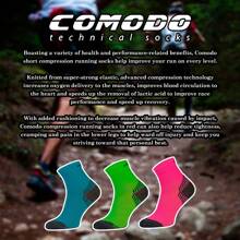 Comodo 1 Pack Low Cut Ankle Compression Running Socks (Mint) - Fast Shipping And Quick Delivery - Orange - View 3