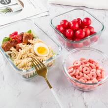 [24-Pieces ] High Borosilicate Glass Meal Prep Containers With Steam Vent, Food Storage Containers With Airtight Lids, For Home Kitchen Office Lunch Portion Control - Pink - View 5