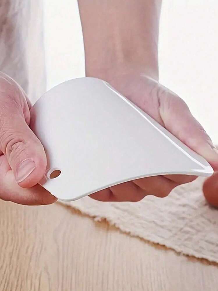 1pc Plastic Blade To Cut Cake Into Layers And Mix Dough Baking Scraper For Cake Bread - White - View 6