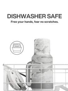 40oz/1.2L Camouflage Insulated Tumbler With Handle, 2-In-1 Straw And Drinking Lid, Leak-Proof Stainless Steel Travel Coffee Cup, Keeps Hot For 34 Hours, Fits Car Cup Holder (Cloudy White Poplar) - White - View 4