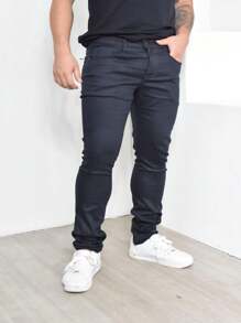 Men Jeans - 藏蓝色 - 查看 1