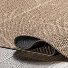 Nuloom Ellen Geometric Easy-Jute Machine Washable Area Rug For Bedroom, Dining Room, Living Room, Hallway, Office, Kitchen, Entryway