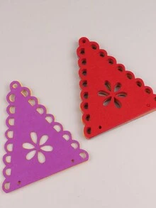 Banderines de colores para decoración de fiesta de cumpleaños, graduación, habitación, escuela, tienda - Multicolor - Ver 5