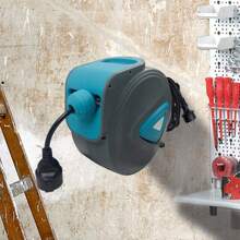 VA-Cerulean 20m Automatic Cable Reel Automatic Cable Reel 180° Rotatable Electrical Cable With Overload Protection Extension Cable - 20M - View 2