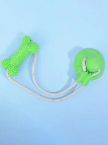 1 Set Pet Dog Toys Anti-Boredom Toys, Chewing Teeth Cleaning Toys, Durable Pull Rope Suction Cup Toys, Pet Supplies