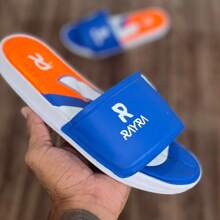 New Rayra Confort Slide Slippers Various Colors 33 To 44 Unisex!! - 藍色/橙色 - 查看 2