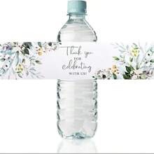 30张定制水瓶标签，婚礼水瓶贴纸，派对礼品，防水，密封，粘性强，多功能，装饰精美，时尚现代，简约定制，个性化，独特，是送给男士、女士、家人、朋友、孩子、男友、女友、爸爸、妈妈的理想礼物，适用于周年纪念日、儿童节、情人节、母亲节、父亲节、毕业典礼、婚礼、乔迁之喜等场合。也适用于学校、家庭、办公室、餐厅、浴室、客厅、茶室等场所。多功能用途，适用于周年纪念日、情人节、母亲节、父亲节、毕业典礼、婚礼、乔迁之喜、盛大晚宴、定制婚礼工艺品、家居装饰、节日日历等场合。 - 彩色 - 查看 6