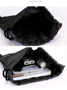 1/2个装防水抽绳背包，适用于户外运动健身，防水抽绳背包，干湿分离设计 - 非常适合运动、游泳和旅行，耐用防水抽绳背包，适合活跃的户外运动和健身，运动包，篮球学习用品，学生运动包，轻便抽绳背包，运动背包，适合度假、锻炼、返校、健身，大容量旅行包，男女通用旅行必备健身包瑜伽包 - 彩色 - 查看 5