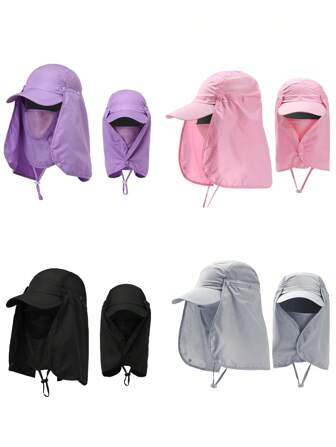 1 pieza Sombrero de sol transpirable y de secado rápido para hombres, gorra de protección UV para exteriores, senderismo y pesca