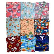 Soft Winter Children's Long Sleeve Pajamas Jumpsuit Printed Girl Boy - 查看 5