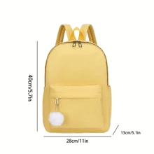 1 件装幼儿园/小学儿童背包，男女通用休闲背包，适合秋季家居装饰，适用于旅行收纳袋、化妆包、化妆包、度假收纳袋、大容量化妆品收纳盒化妆盒，可装口红、刷子、护肤品、手机、硬币、小物品，适用于家庭、礼物、度假和节日万圣节圣诞节多功能用途