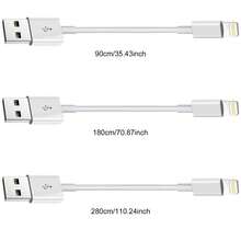 ANSEIP 兼容 Apple 20W 充电器线兼容 14 13 12 11 X Rro Max 8Plus USB 转照明快速充电数据线配件.3/6/10FT（3 件） - 3pcs - 查看 2