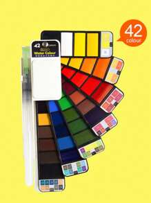 Superior 1 套混合色颜料和刷子，现代便携式绘画套装，适合艺术家、初学者、母亲节、妈妈的礼物 - 紅白色 - 查看 18