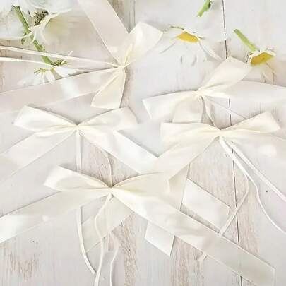 50pcs, Wedding Bowknots Ribbon Bows Ribbon Bow Mini Cars Chairs Cloth Party Holiday Wedding Arch Vase Photo Prop Decoration