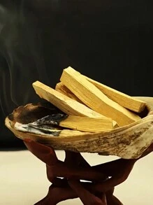 1pc/5pcs Palo Santo Incense Sticks - Natural Peruvian Holy Wood For Meditation, Space Cleansing & Calming,Aromatherapy,House Freshener,Diffuser,Gift,Home Decor