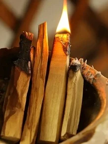 1pc/5pcs Palo Santo Incense Sticks - Natural Peruvian Holy Wood For Meditation, Space Cleansing & Calming,Aromatherapy,House Freshener,Diffuser,Gift,Home Decor