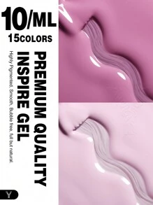 YOKEFELLOW 1 zestaw YOKEFELLOW 10 ml Nude Żelowy lakier do paznokci Zestaw 3 kolory Nude Pink Zestaw lakierów żelowych Jasnoneutralny różowy lakier do paznokci Ledwo różowy Zestaw startowy LED Soak Off Popularne zdobienia paznokci DIY Manicure Prezenty dla kobiet Dziewczyny