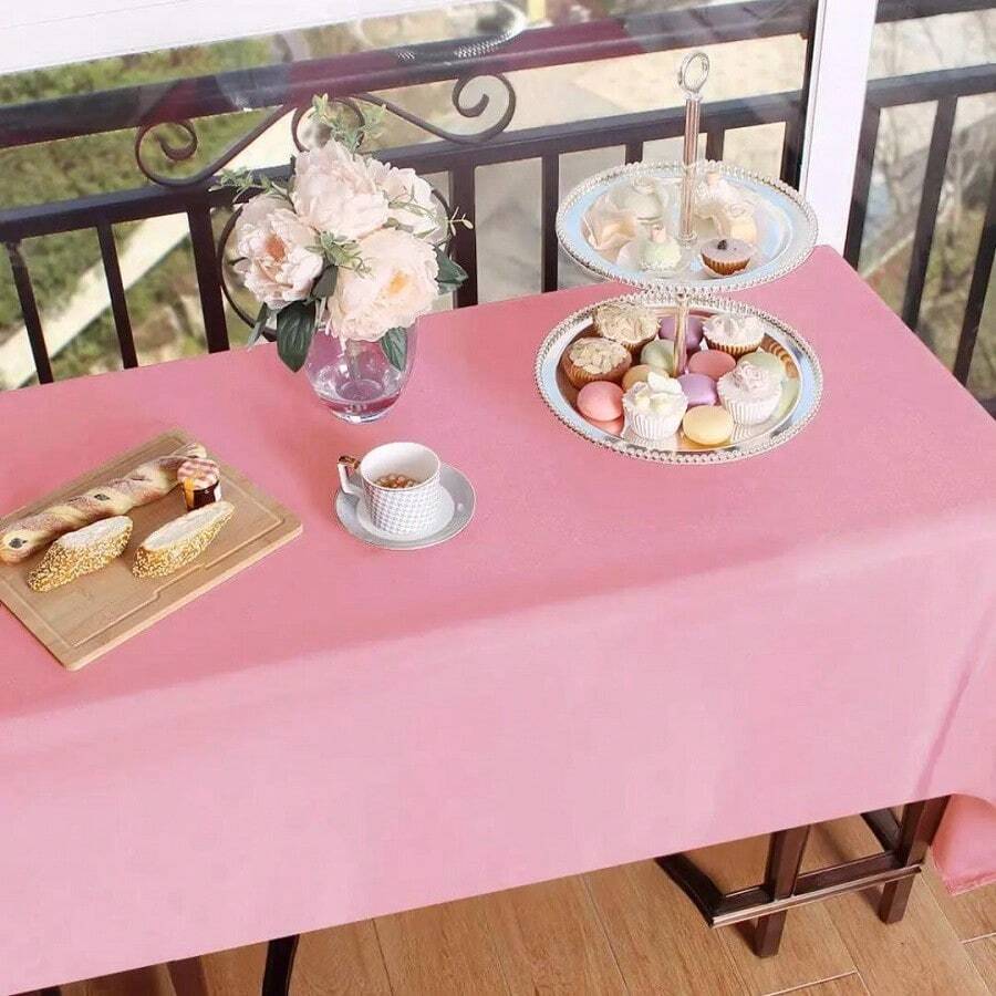 Imported Oxford Tablecloth 2 Meters Long Various Colors - 淺粉色 - 查看 1