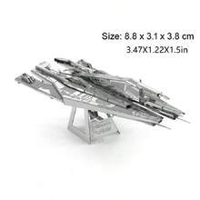 3D Metal Puzzle Assembly Model - Mass Effect Themed Desktop Decor, Christmas/Birthday Gift - Multicolor - View 7